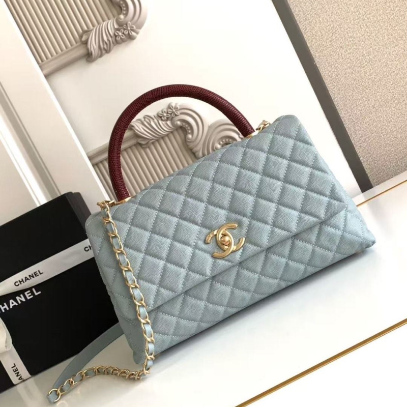 Ch**el top handle bags